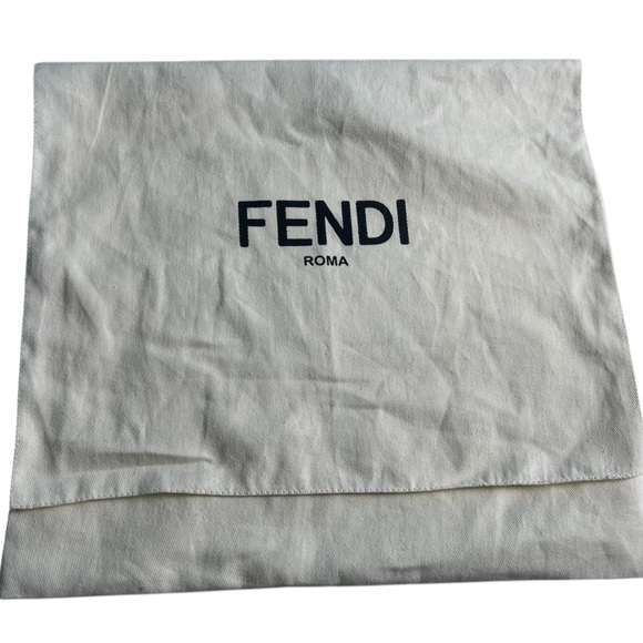 Fendi Roma White & Brown Buckle Sneakers - Picture 14 of 17